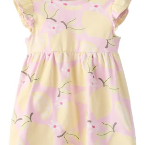 Kortärmad Klänning Citroner