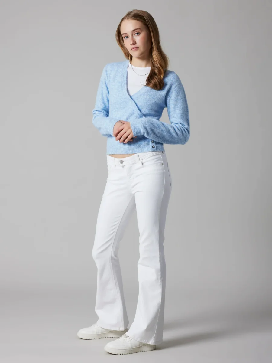 Vita flared jeans - Bild 5