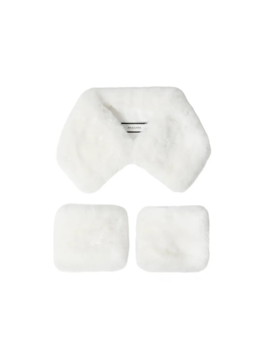 Gianina Faux-Fur Accessory Set