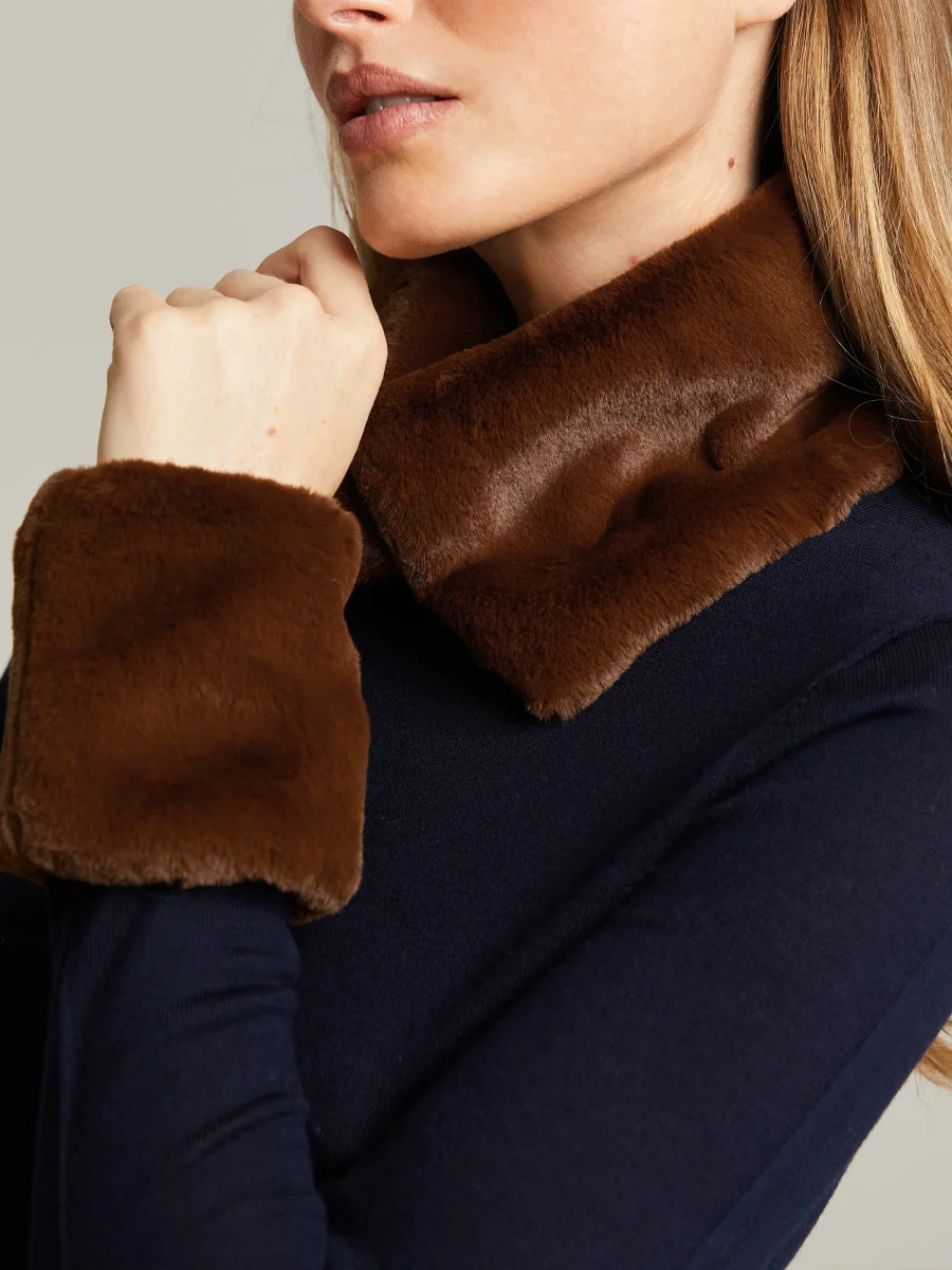 Gianina Faux-Fur Accessory Set - Bild 3