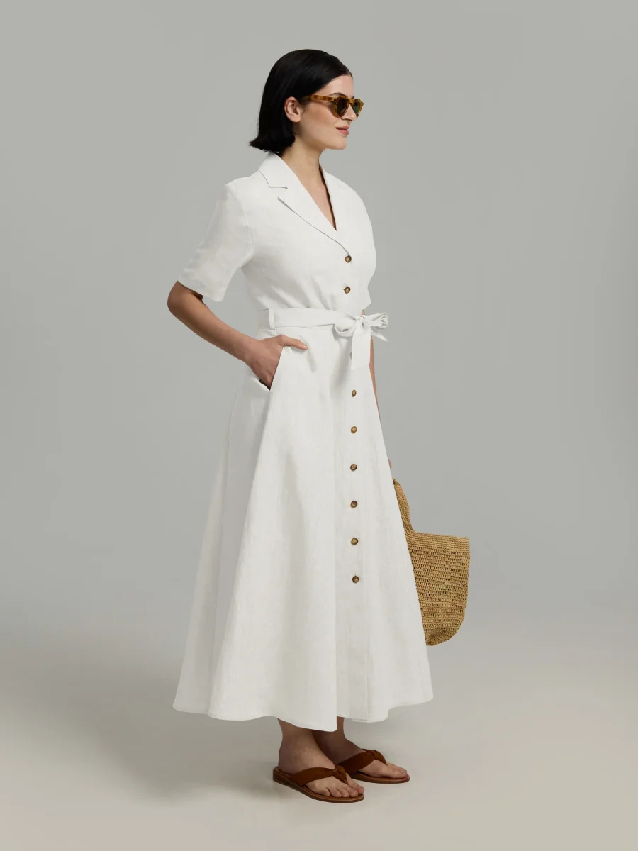 Giorgia Linen Dress - Bild 4