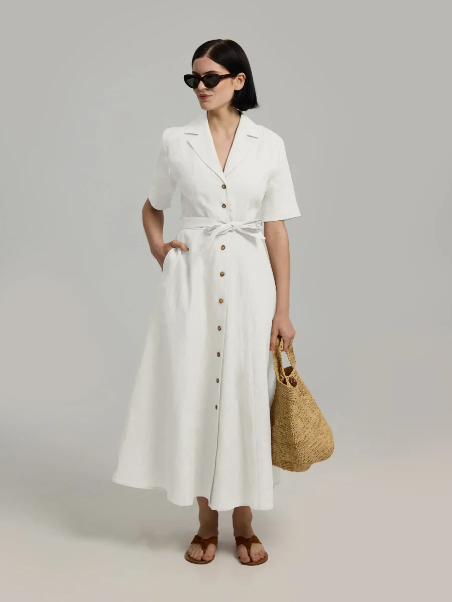 Giorgia Linen Dress - Bild 2
