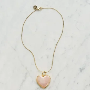 Halsband Big Heart Rosa