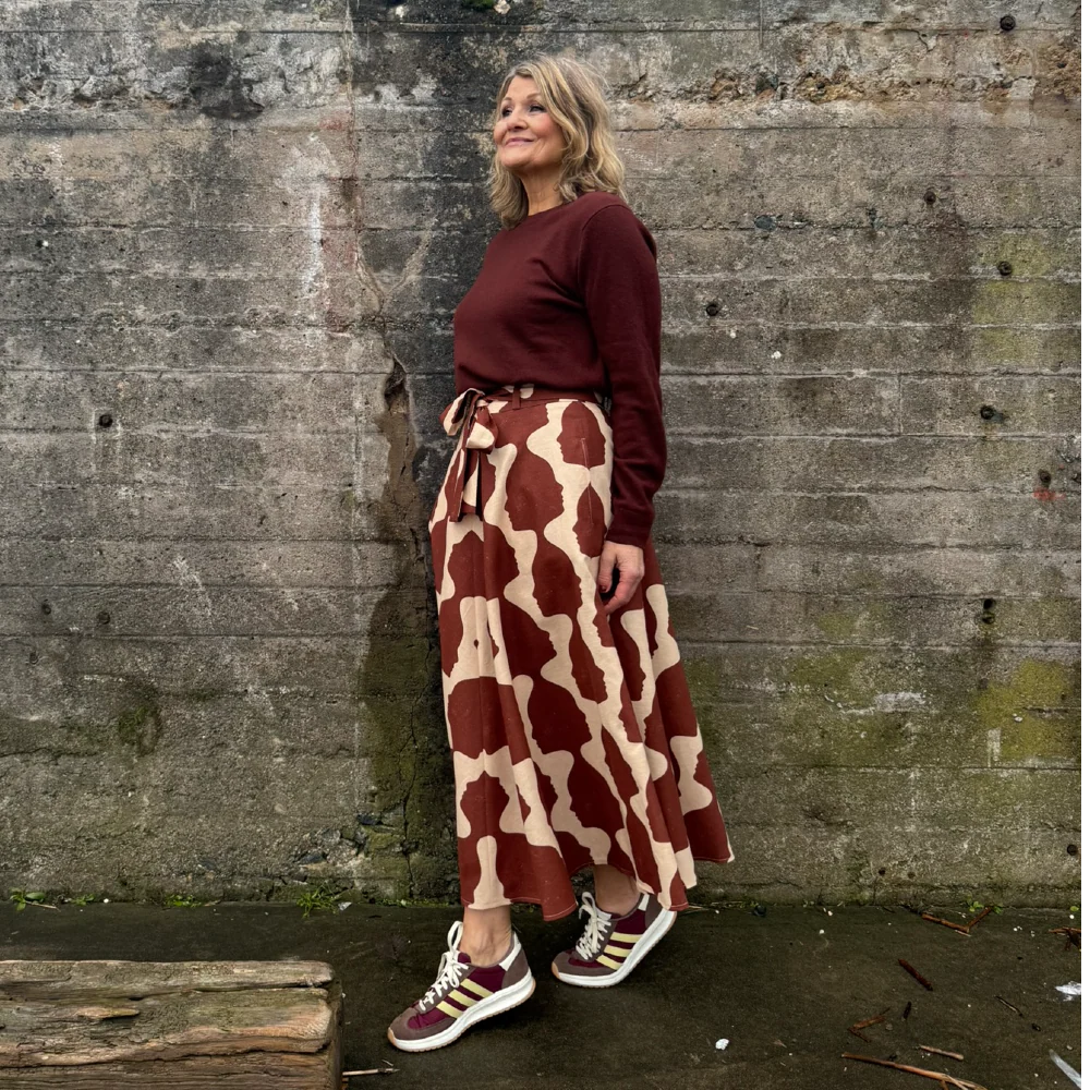 Emilia kjol i Lisa Bengtssons tyg Leila - Bild 6