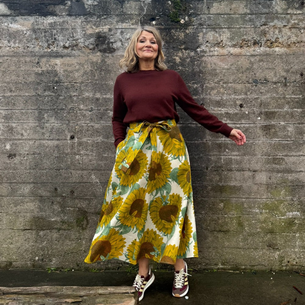 Emilia kjol i Lisa Bengtssons tyg Sunday - Bild 7