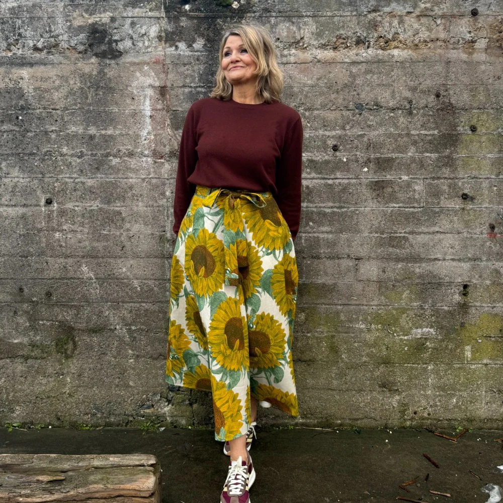 Emilia kjol i Lisa Bengtssons tyg Sunday