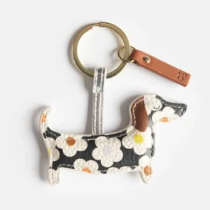 Nyckelring Tax blommig