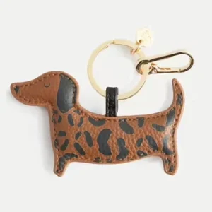 Nyckelring Tax brun mönstrad