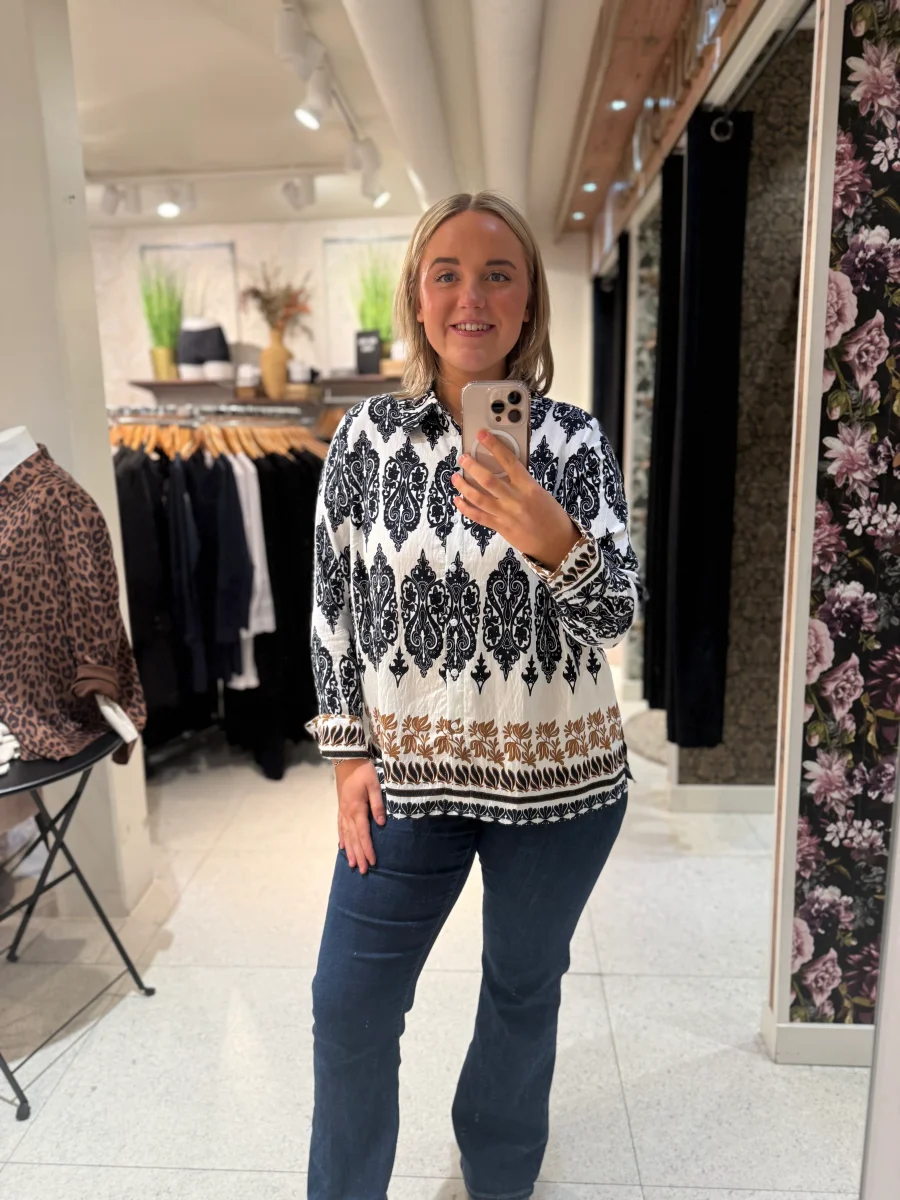 Mönstrad blus från Carmakoma 15372142 - Bild 2