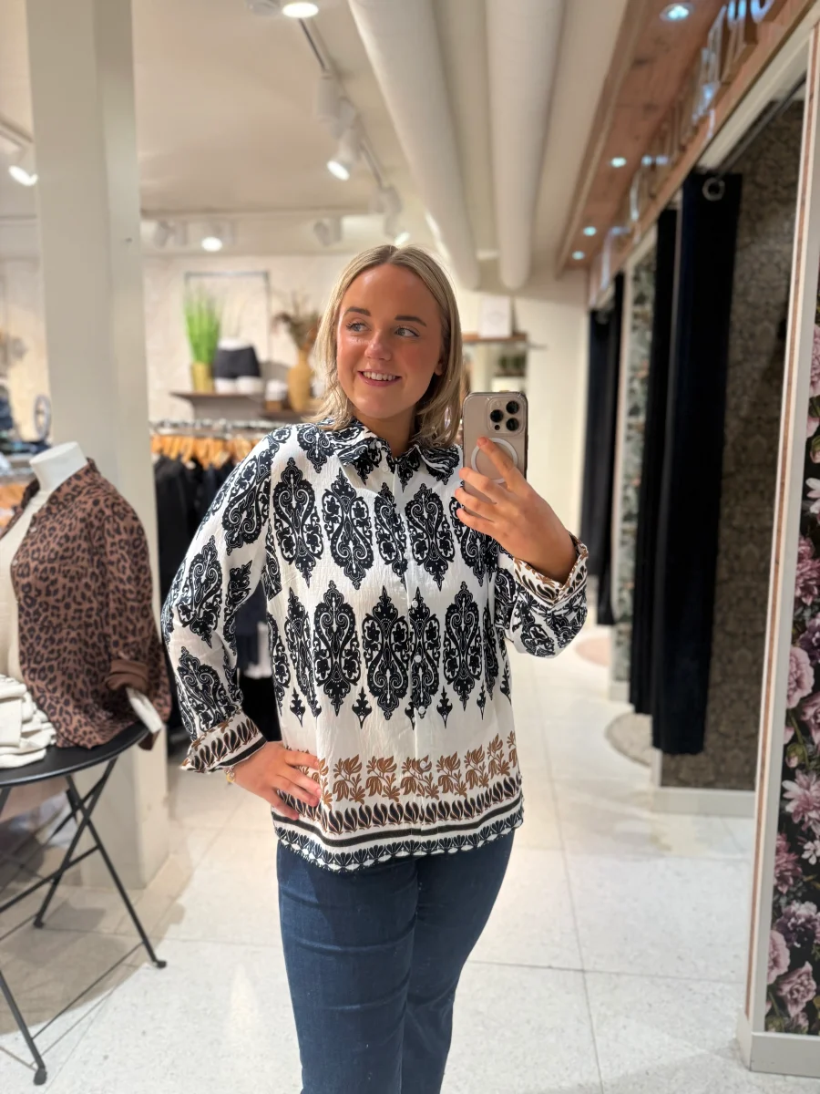 Mönstrad blus från Carmakoma 15372142 - Bild 3