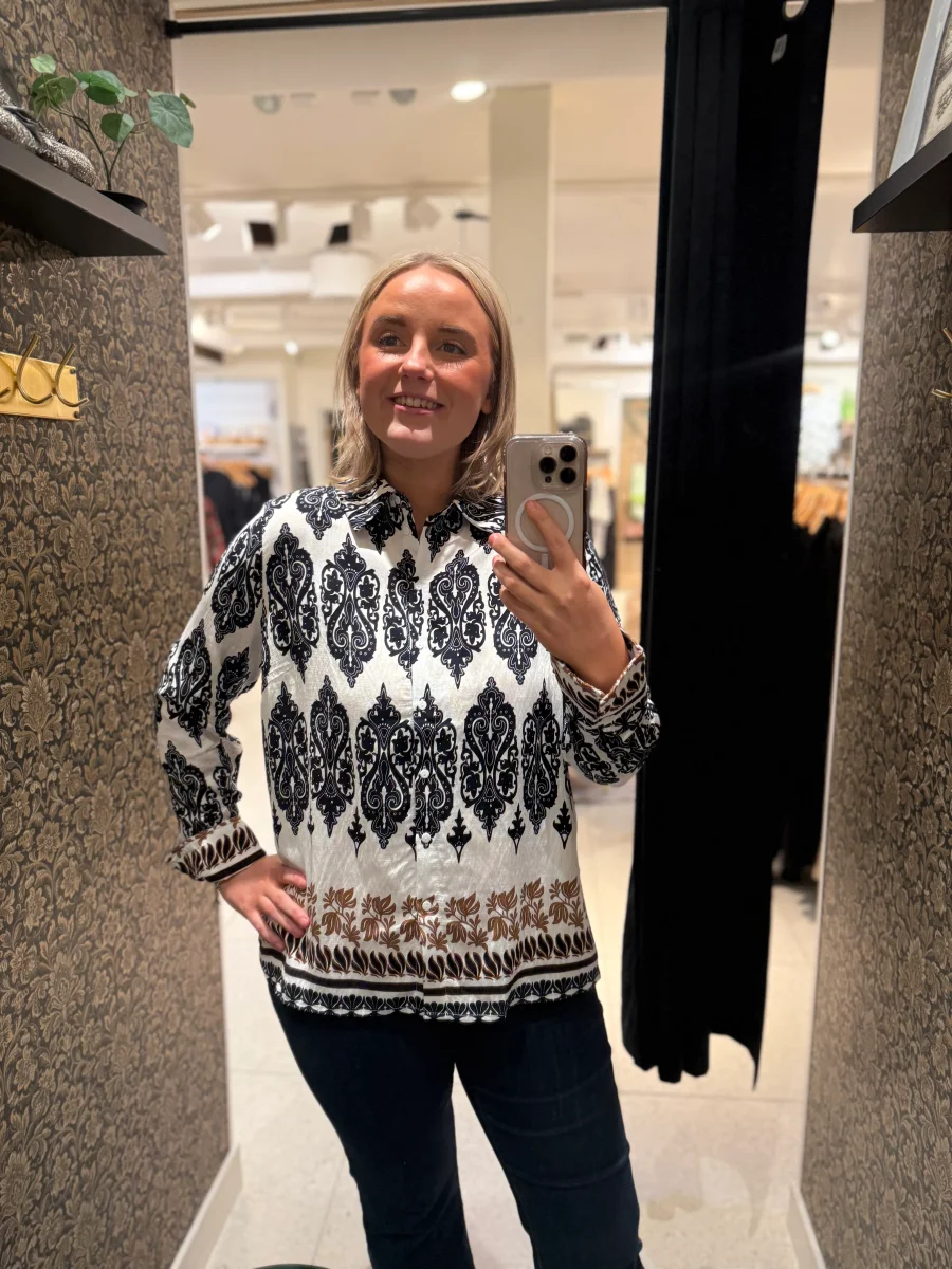 Mönstrad blus från Carmakoma 15372142 - Bild 4