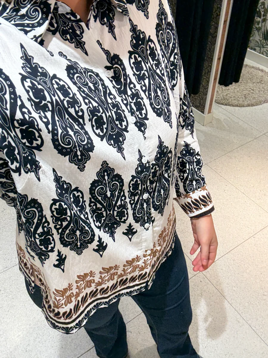 Mönstrad blus från Carmakoma 15372142 - Bild 5