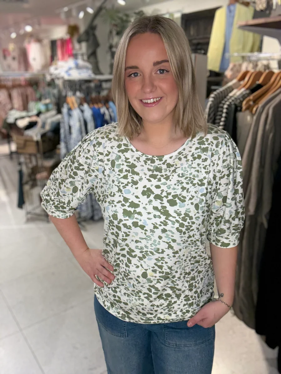 Mönstrad topp från Yest Curve A006215 - Bild 2