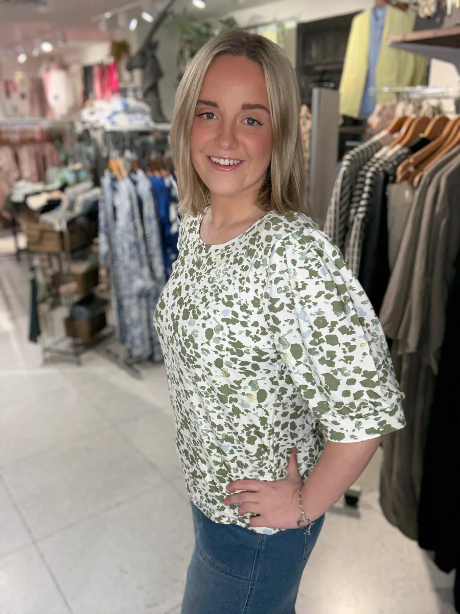 Mönstrad topp från Yest Curve A006215 - Bild 3