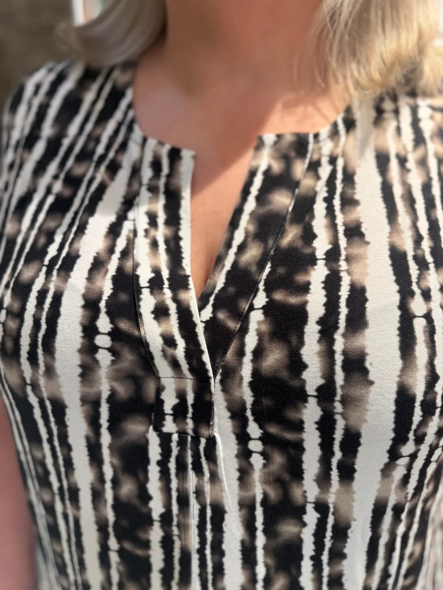 Mönstrad klänning från Ciso 220585 - Bild 5