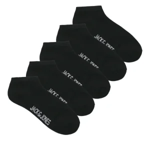 5 PACK Kortstrumpor Svarta