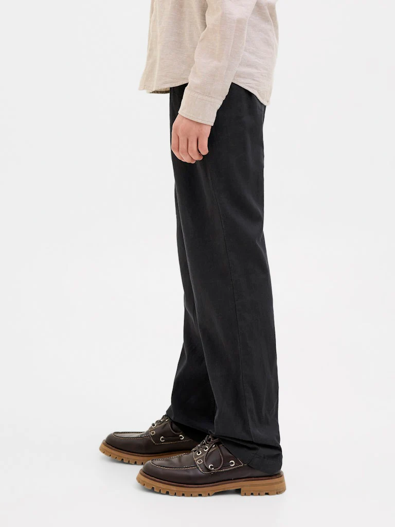 Svarta LinneByxor - Bild 7