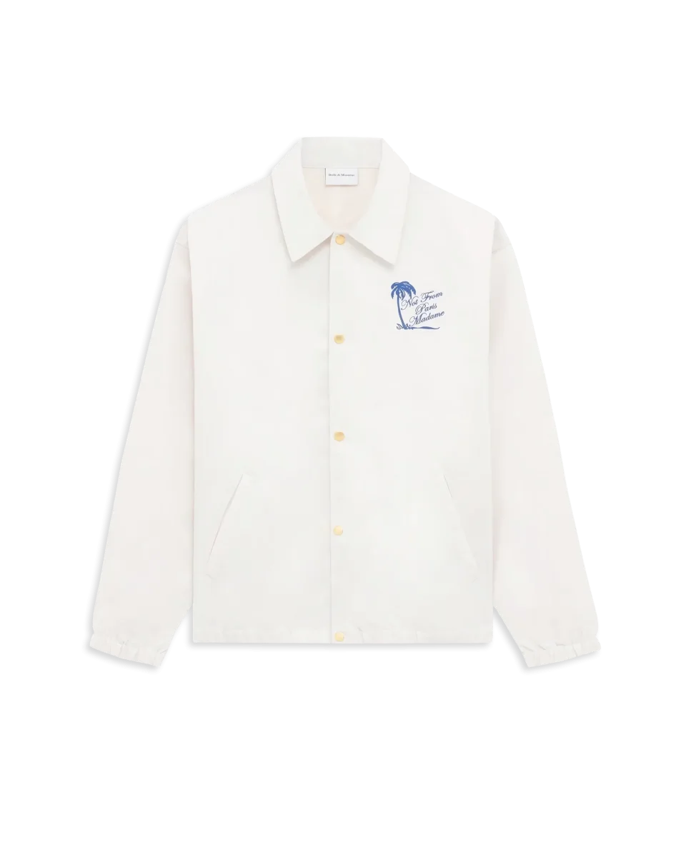 Drôle de Monsieur Jacka Veste Slogan Palmier