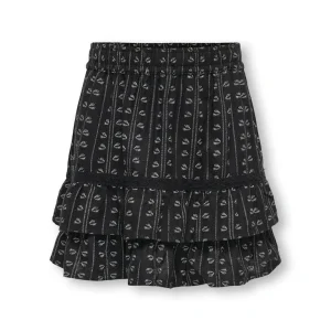 Svart Kjol inbyggd Shorts