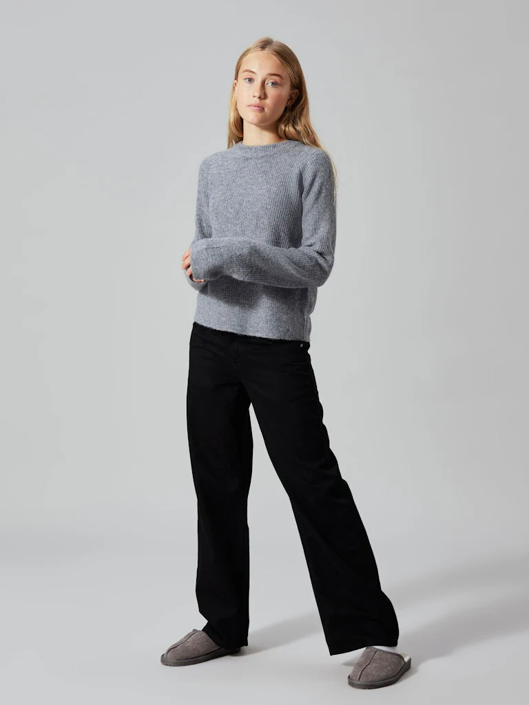 Kort Stickad Tröja - Bild 4