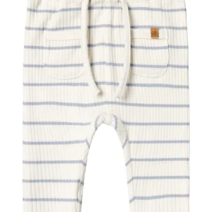 Baby Byxa i randig ribb