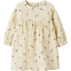 Blommig Baby Klänning Muslin