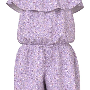 Playsuit Lila Blommig