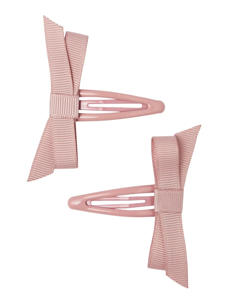 2-Pack Hårspänne m. rosett