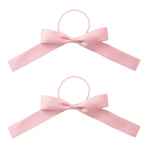 2-pack Hårsnoddar med rosett