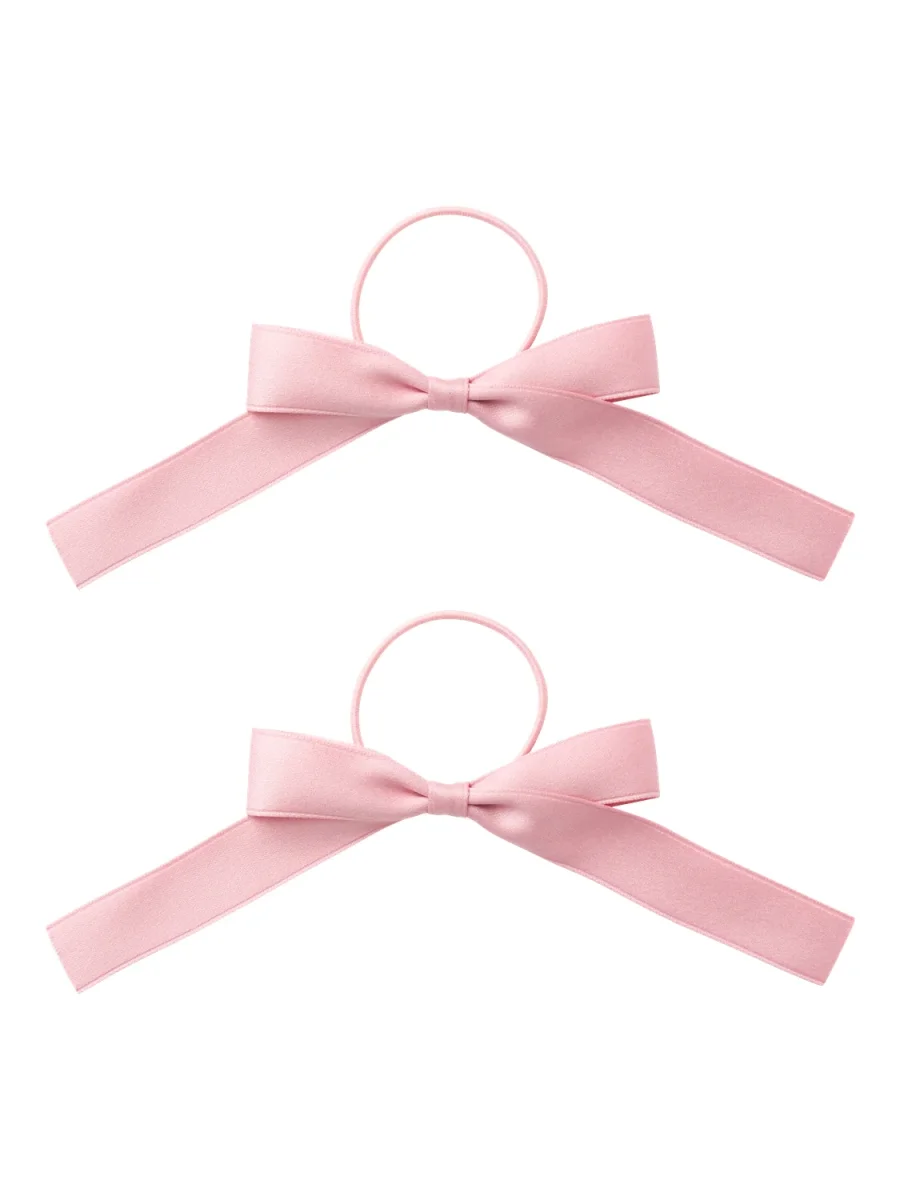 2-pack Hårsnoddar med rosett