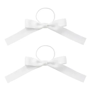 2-pack Hårsnoddar med rosett