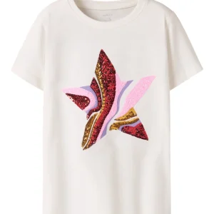 T-shirt med glitter