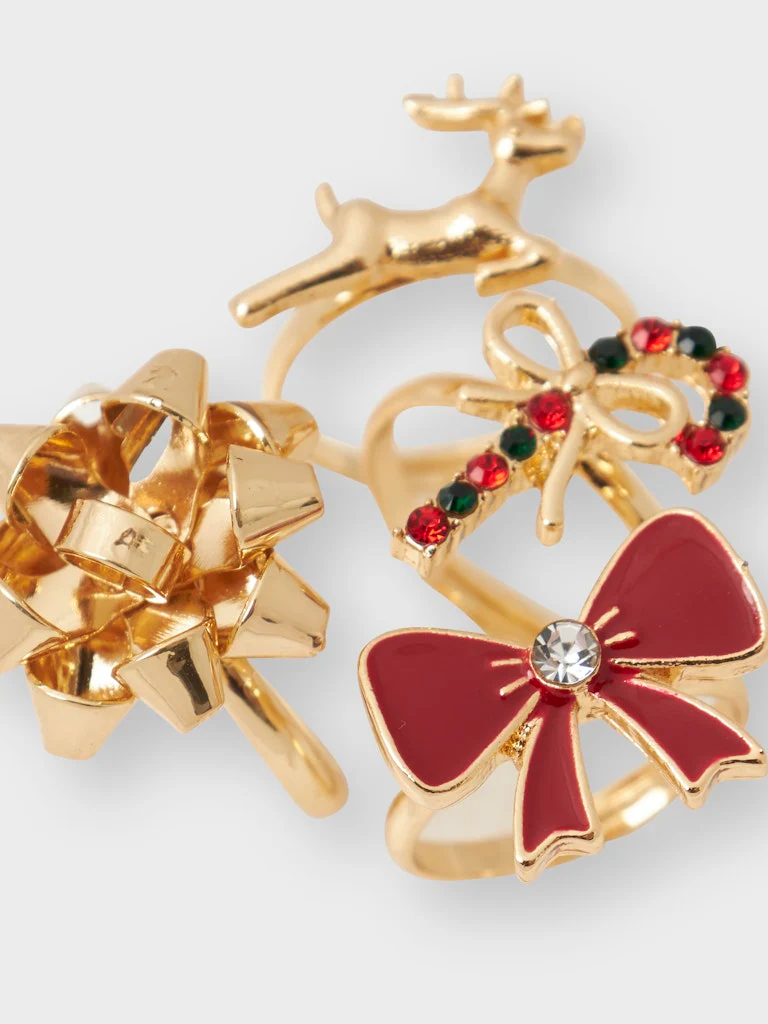 4-pack Ringar Julmotiv - Bild 3