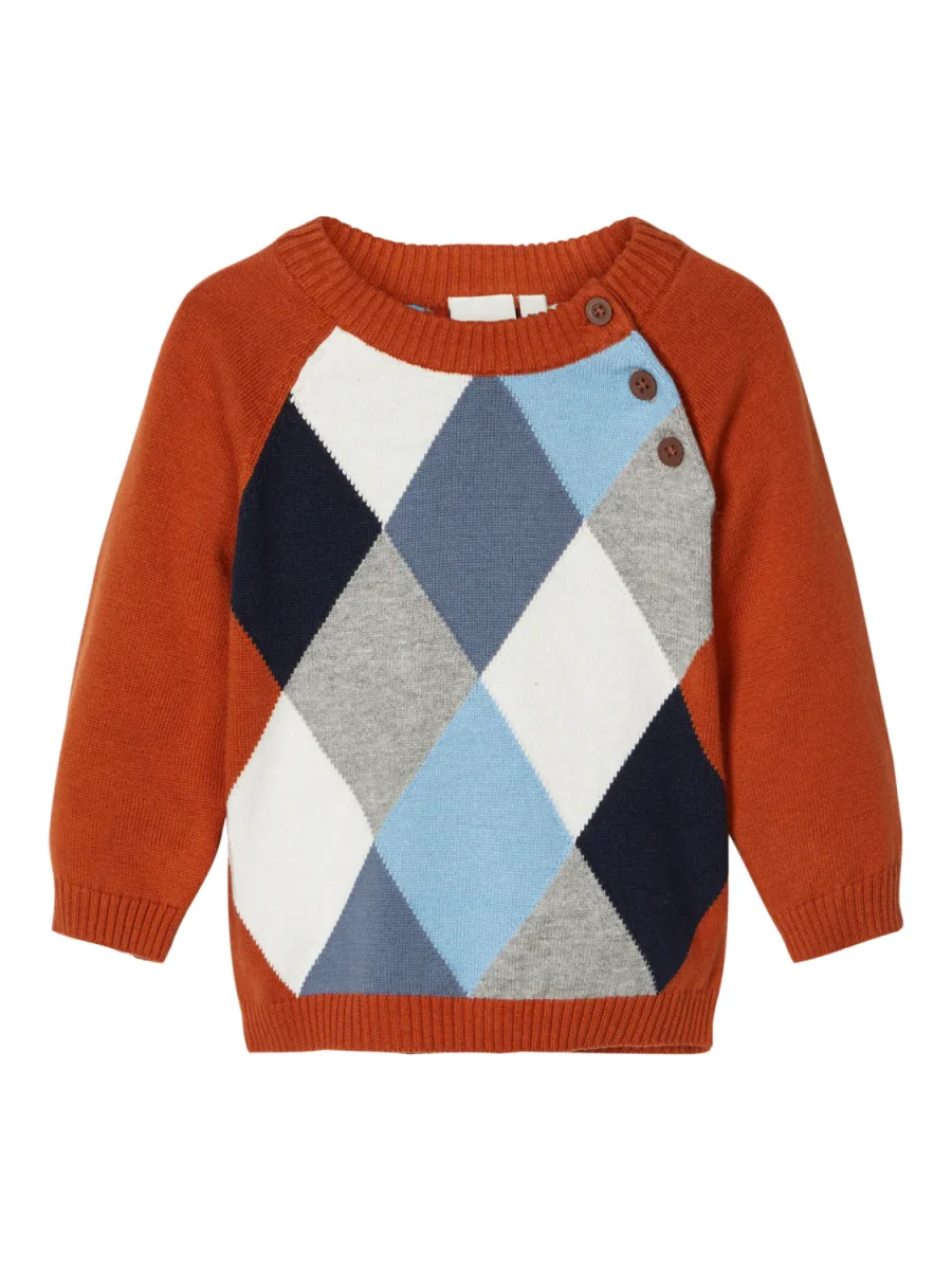 Stickad tröja baby - bebiströja