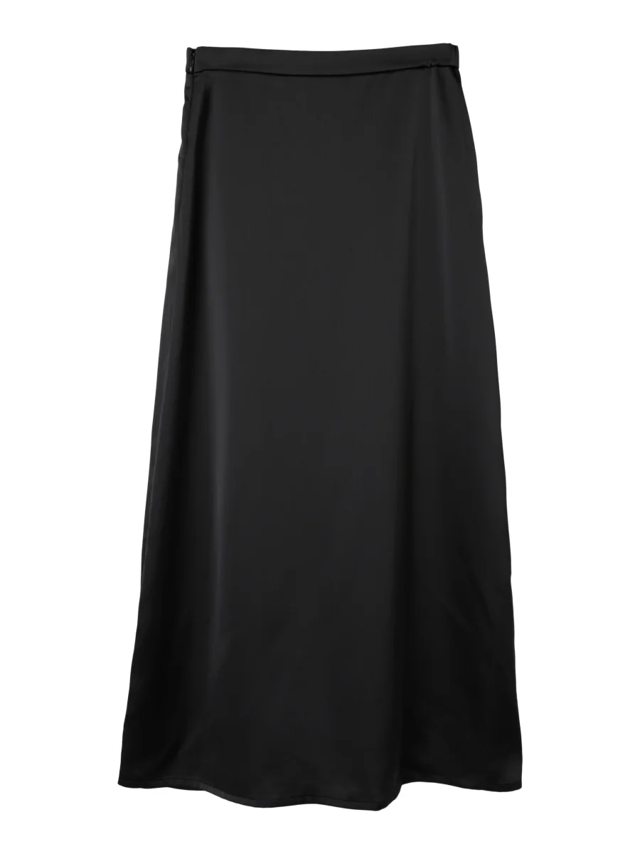 LÅNG SATIN KJOL