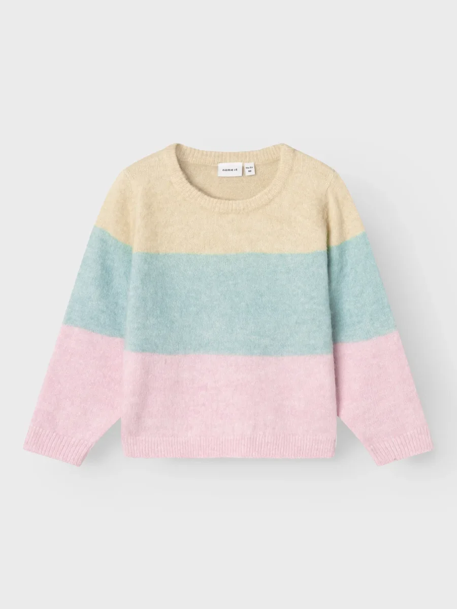 Randig Stickad Tröja - Bild 5