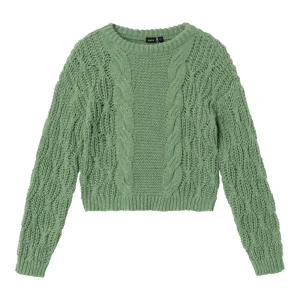 Stickad Grön Tröja