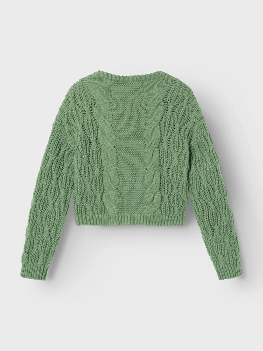 Stickad Grön Tröja - Bild 3