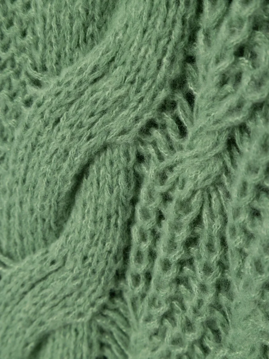 Stickad Grön Tröja - Bild 4