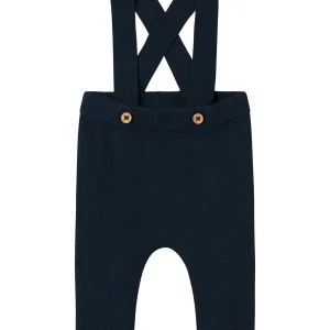 Stickad Hängsel Byxor Baby