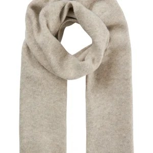 Stickad Halsduk Beige