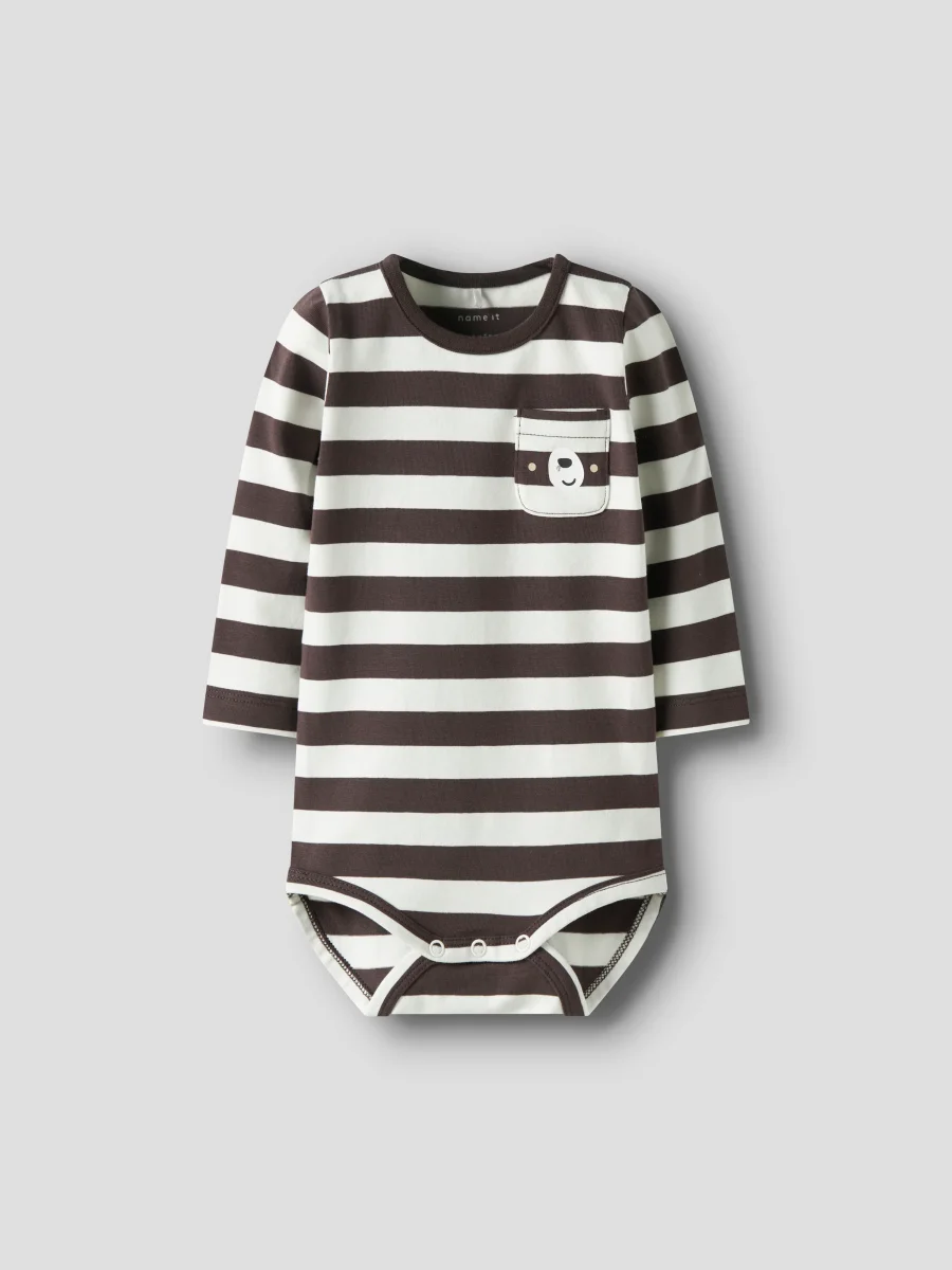 Randig Baby Body - Bild 5