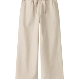 Beige Sweat Byxa Wide