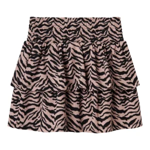 Mönstrad Volang Kjol