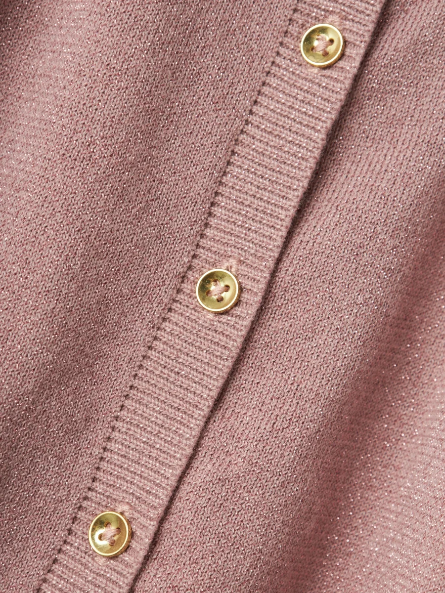 Stickad Kofta med glitter - Bild 5