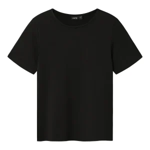 Enfärgad Svart Topp