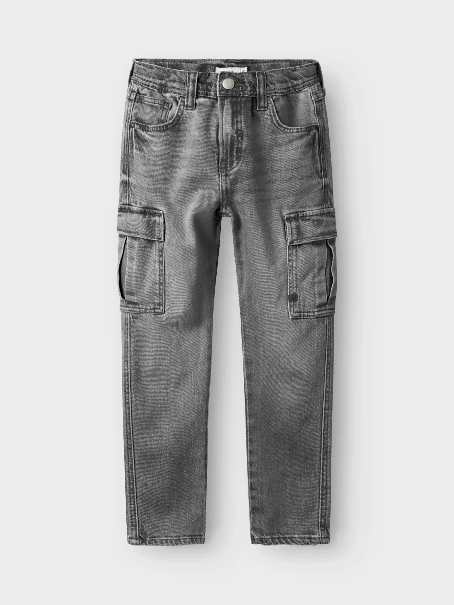 Cargo Jeans Grå - Bild 8