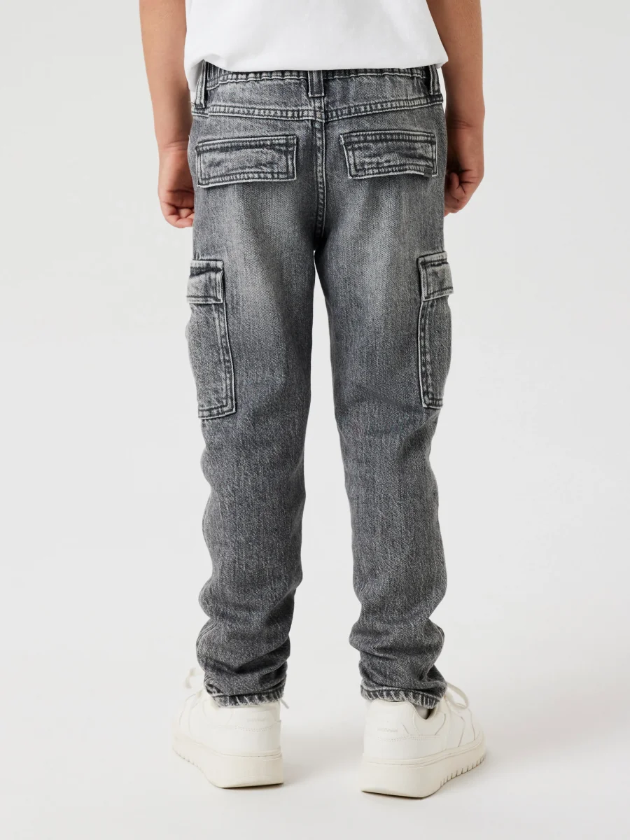 Cargo Jeans Grå - Bild 3