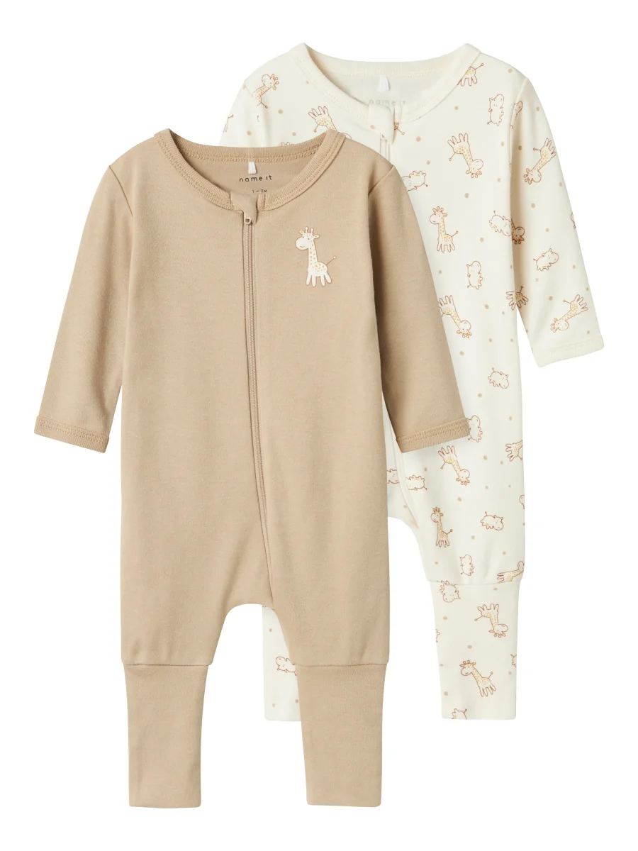 2-pack Pyjamas Giraffer