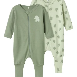 2-pack pyjamas grön Elefanter